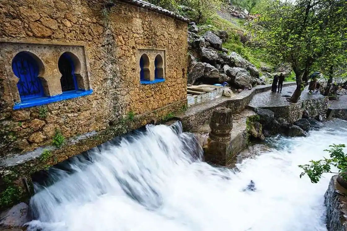 Chefchaouen Day Trip from Fes with beautiful blue medina streets