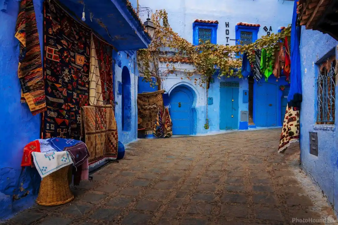 Chefchaouen Day Trip from Fes with beautiful blue medina streets
