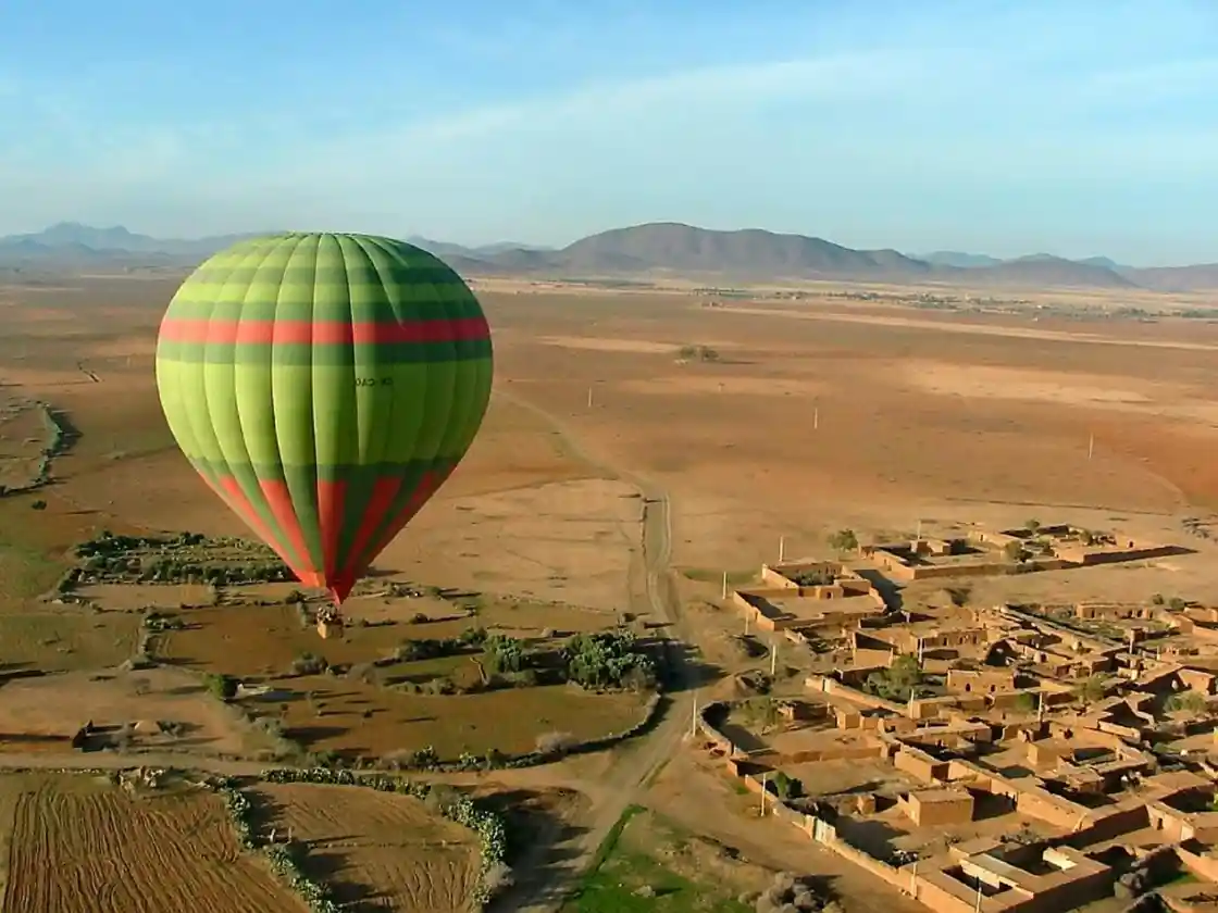 Hot Air Balloon Ride in Marrakech at sunrise